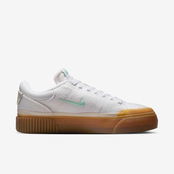 NEW Nike Court Legacy Lift Women’s Size 10 - White/Mint (No Box) - Picture 10 of 12